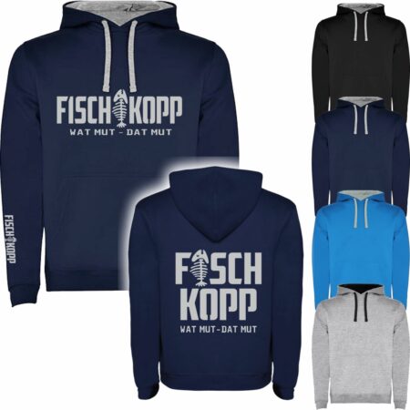 Hoodie Fischkopp bis 5XL navy