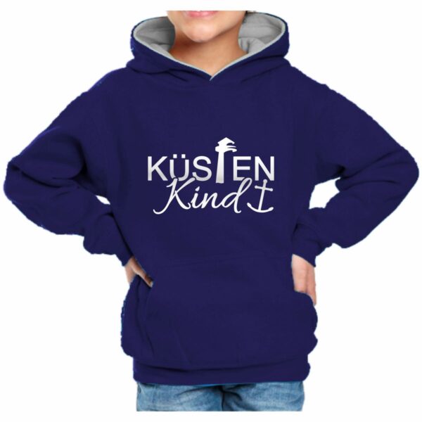 Kinder Kapuzenshirt #254 Küstenkind – Bild 2