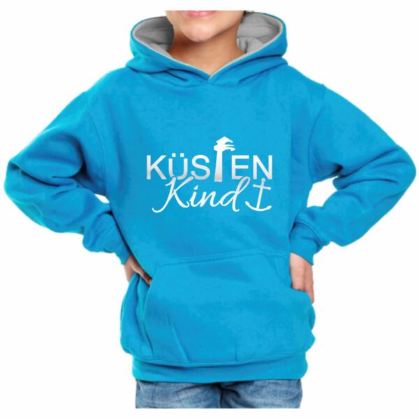 Kinder Kapuzenshirt #254 Küstenkind – Bild 3