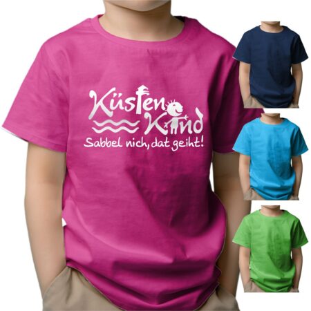 Kinder T-Shirt #287 Fischkopp - Sabbel nich - Dat geiht!