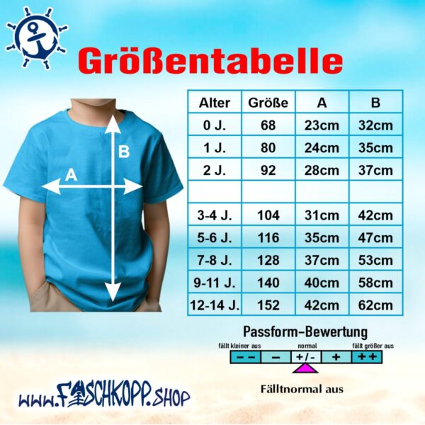 Kinder T-Shirt #358 Moin Küstenkind – Bild 6