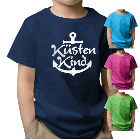 Kinder T-Shirt #135 Küstenkind Anker