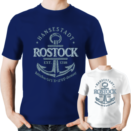 T-Shirt #423 - Rostock Anker - XS bis 6XL