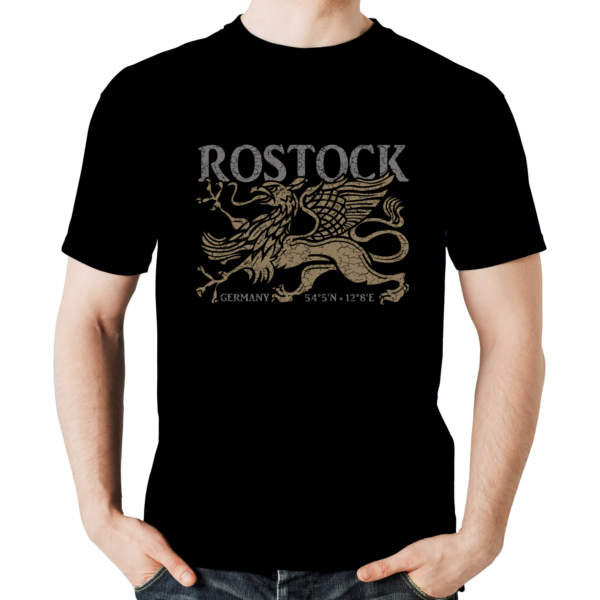 T-Shirt #438 Rostock Greif schwarz - XS bis 6XL