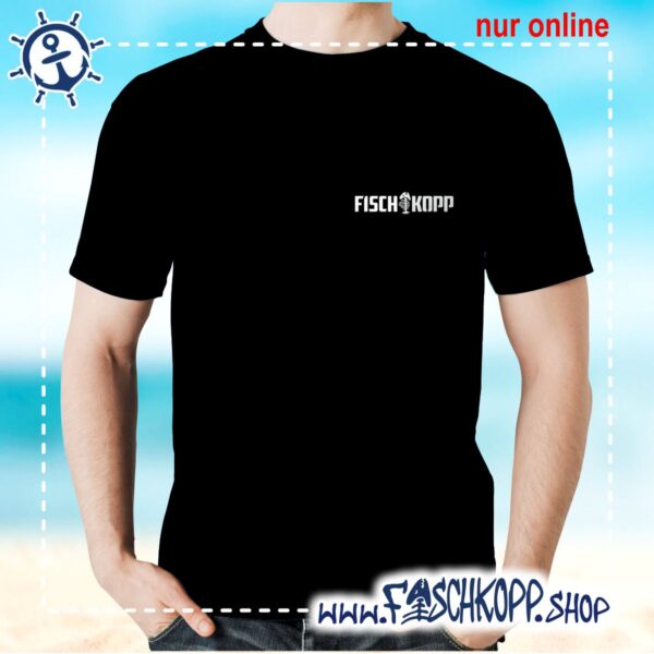 T-Shirt - Fischkopp Gräte - kleiner Brustdruck – Bild 3