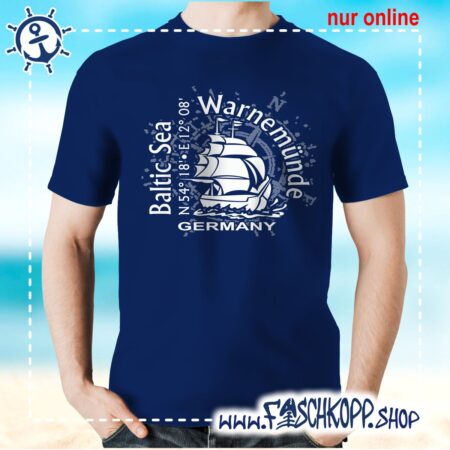 T-Shirt - Warnemünde - Shirt Baltic Sea