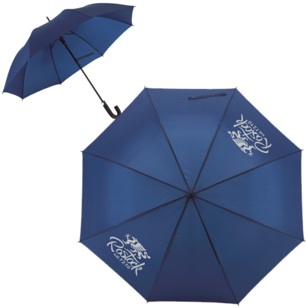 Regenschirm navy mit Aufdruck Rostock Greif #239