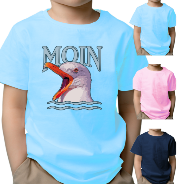 Kinder T-Shirt - Motiv: Moin Möwe #435 – Bild 2