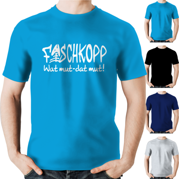 T-Shirt - Fischkopp - Wat mut Dat mut - XS bis 6XL #001 – Bild 4