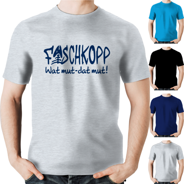 T-Shirt - Fischkopp - Wat mut Dat mut - XS bis 6XL #001 – Bild 3