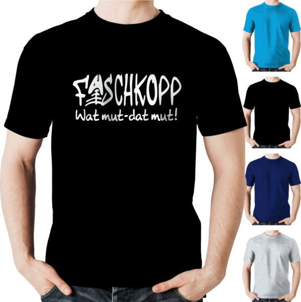 T-Shirt - Fischkopp - Wat mut Dat mut - XS bis 6XL #001 – Bild 2