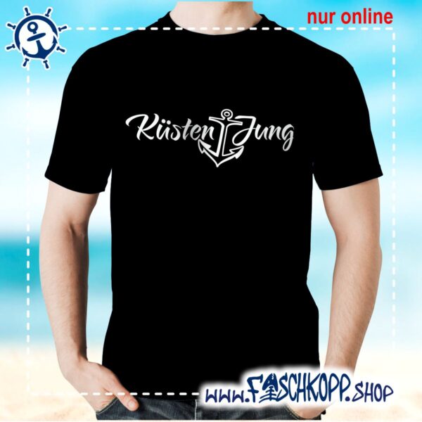 Kultshirt Küstenjung Anker - großer Brustdruck – Bild 3