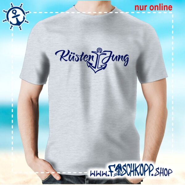 Kultshirt Küstenjung Anker - großer Brustdruck – Bild 4