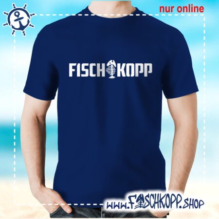 T-Shirt - Fischkopp Gräte - großer Brustdruck