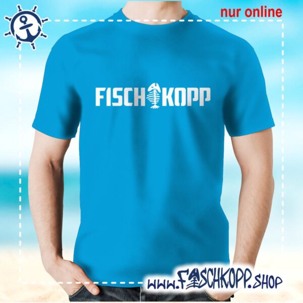 T-Shirt - Fischkopp Gräte - großer Brustdruck – Bild 2