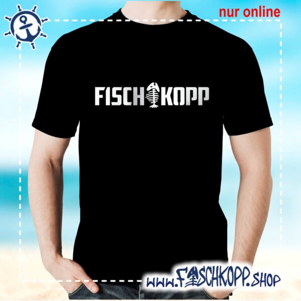 T-Shirt - Fischkopp Gräte - großer Brustdruck – Bild 3