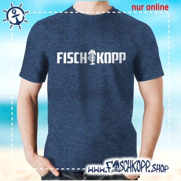 T-Shirt - Fischkopp Gräte - großer Brustdruck – Bild 5