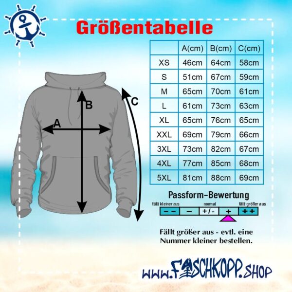 Hoodie - Kapuzensweater - MOIN Ihr Spacken #496 – Bild 4