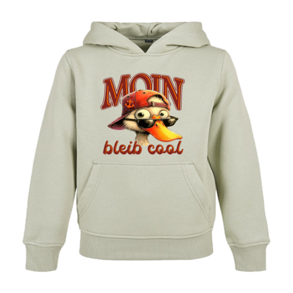 Kinder Hoodie MOIN - bleib cool #489 ( 7 bis 13 Jahre )