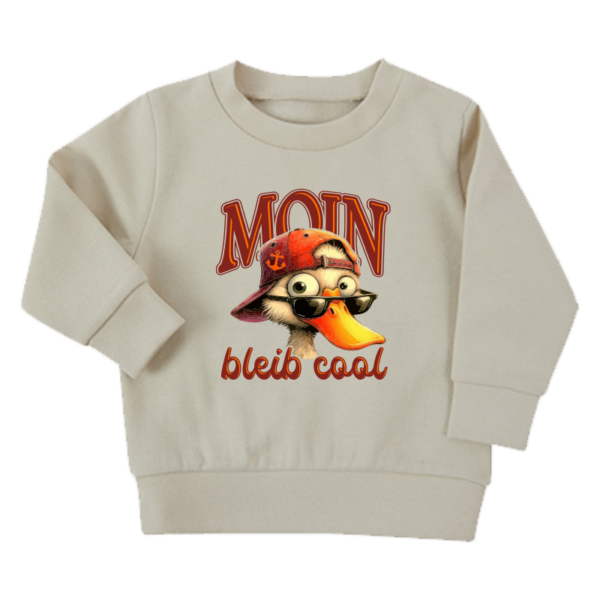 Kinder Sweatshirt MOIN - bleib cool #489 (1 bis 6 Jahre)