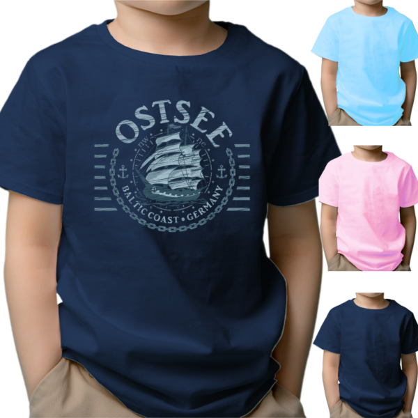 Kinder T-Shirt - Ostsee Segler #446 – Bild 2